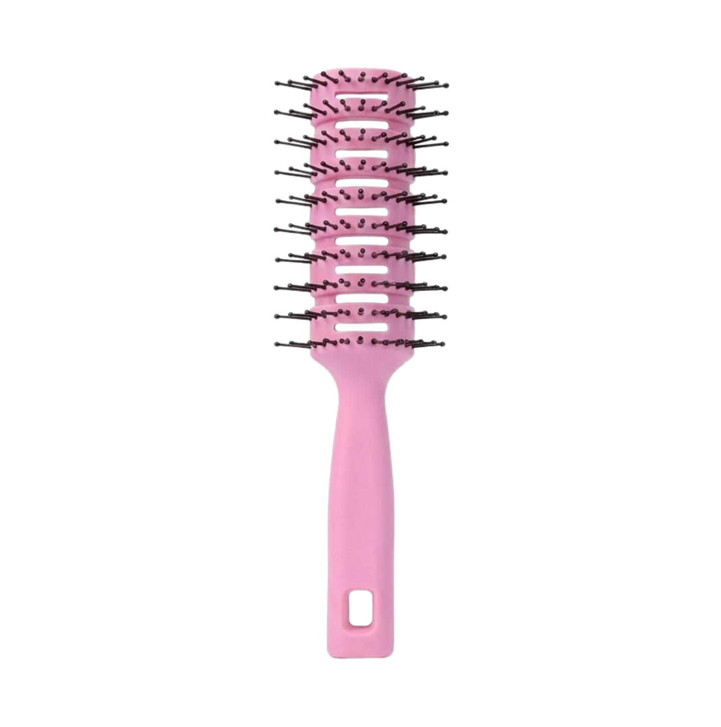 Vented detangling hair brush