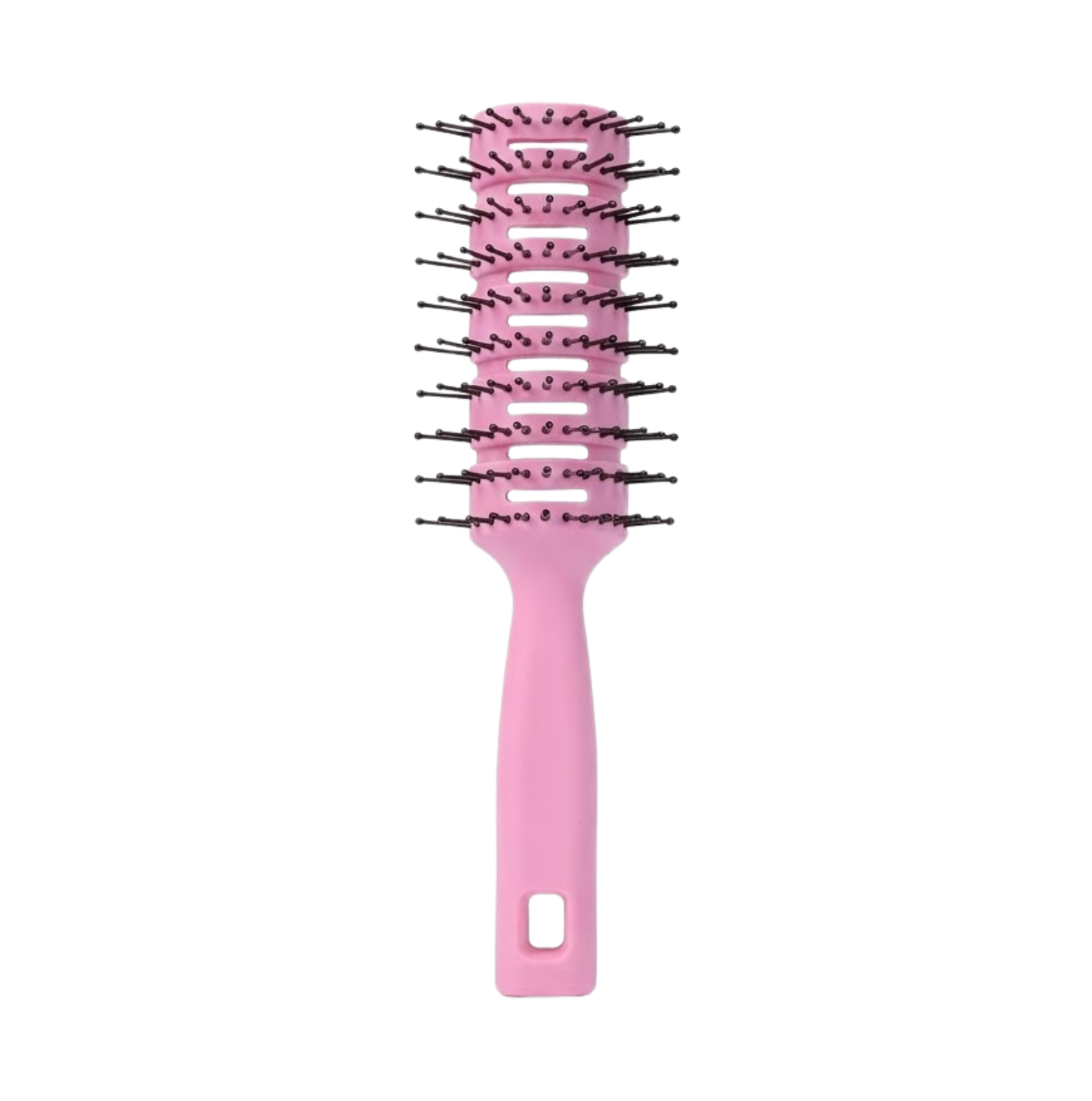 Vented detangling hair brush