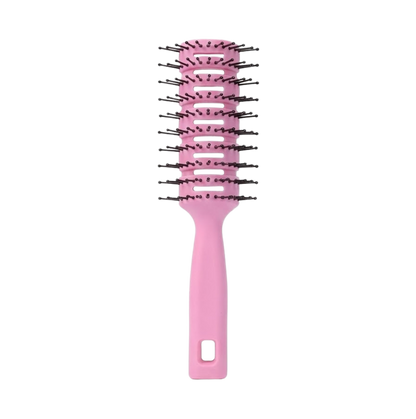 Vented detangling hair brush