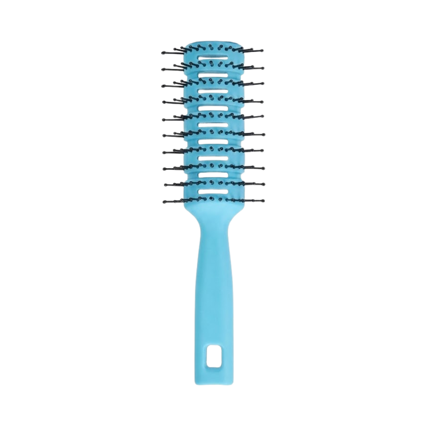 Vented detangling hair brush