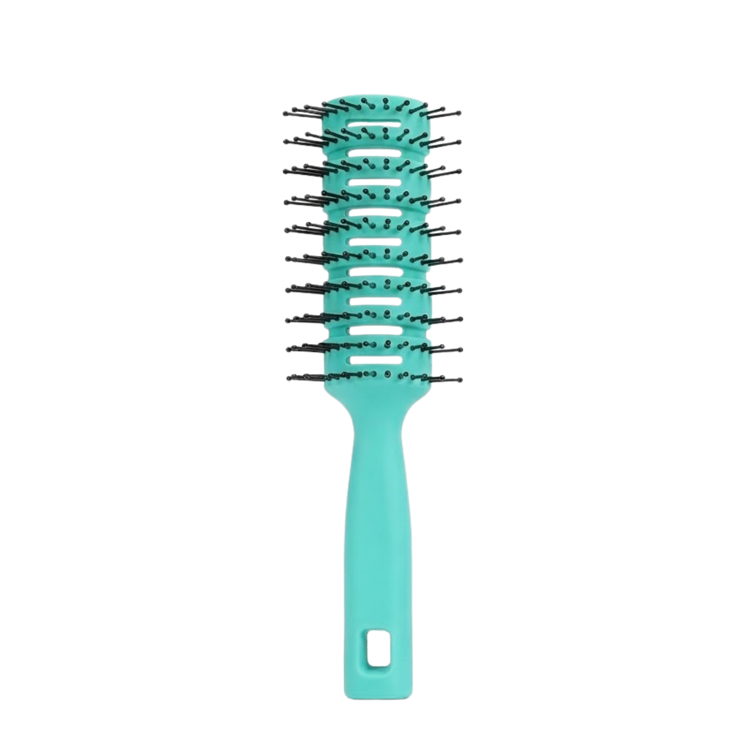Vented detangling hair brush