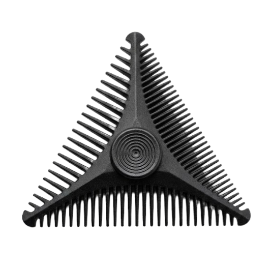 The Tri-sided Beard Spinner Comb